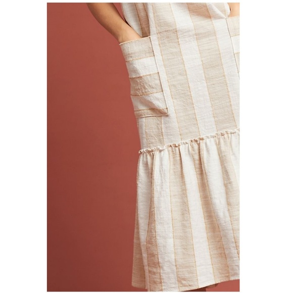 NEW ANTHROPOLOGIE Tonal Striped Dress - Picture 7 of 8
